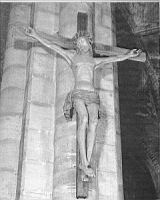 Albi, Eglise St-Salvy, Christ en bois polychrome (XVe) (Photos S.A  A. Thiebaut)